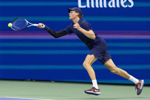 Jannik Sinner (ITA), US Open Championships 2023, USTA Billie Jean King National Tennis Center, Flushing Meadows, New York, USA .. Jannik Sinner (ITA), US Open Championships 2023, USTA Billie Jean King National Tennis Center, Flushing Meadows, New York, USA .. Copyright: xJuergenxHasenkopfx