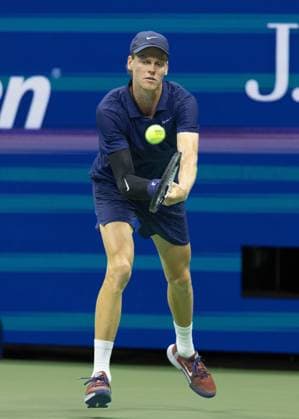 Jannik Sinner (ITA), US Open Championships 2023, USTA Billie Jean King National Tennis Center, Flushing Meadows, New York, USA .. Jannik Sinner (ITA), US Open Championships 2023, USTA Billie Jean King National Tennis Center, Flushing Meadows, New York, USA .. Copyright: xJuergenxHasenkopfx