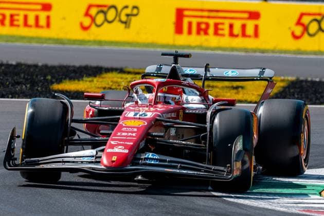 Charles Leclerc (Scuderia Ferrari HP F1 Team, Monaco, 16) im SF-25, ITA, Formel 1 Weltmeisterschaft, Grand Prix von Italian, Autodromo Nazionale Monza, Qualifying Day, Saison 2025, 06.09.2025 ITA, Formel 1 Weltmeisterschaft, Grand Prix von Italian, Autodromo Nazionale Monza, Qualifying Day, Saison 2025, 06.09.2025 Monza Copyright: xEibner-Pressefoto MarcelxFischerx EP_MFI