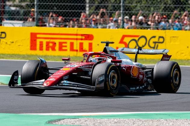 Charles Leclerc (Scuderia Ferrari HP F1 Team, Monaco, 16) im SF-25, ITA, Formel 1 Weltmeisterschaft, Grand Prix von Italian, Autodromo Nazionale Monza, Qualifying Day, Saison 2025, 06.09.2025 ITA, Formel 1 Weltmeisterschaft, Grand Prix von Italian, Autodromo Nazionale Monza, Qualifying Day, Saison 2025, 06.09.2025 Monza Copyright: xEibner-Pressefoto MarcelxFischerx EP_MFI