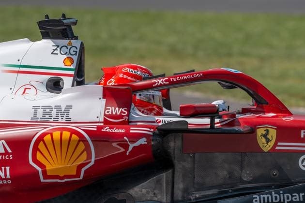 Charles Leclerc (Scuderia Ferrari HP F1 Team, Monaco, 16) im SF-25, ITA, Formel 1 Weltmeisterschaft, Grand Prix von Italian, Autodromo Nazionale Monza, Qualifying Day, Saison 2025, 06.09.2025 ITA, Formel 1 Weltmeisterschaft, Grand Prix von Italian, Autodromo Nazionale Monza, Qualifying Day, Saison 2025, 06.09.2025 Monza Copyright: xEibner-Pressefoto MarcelxFischerx EP_MFI