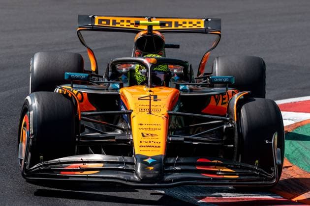 Lando Norris (McLaren Formula 1 Team, Großbritannien 04) im MCL39, ITA, Formel 1 Weltmeisterschaft, Grand Prix von Italian, Autodromo Nazionale Monza, Qualifying Day, Saison 2025, 06.09.2025 ITA, Formel 1 Weltmeisterschaft, Grand Prix von Italian, Autodromo Nazionale Monza, Qualifying Day, Saison 2025, 06.09.2025 Monza Copyright: xEibner-Pressefoto MarcelxFischerx EP_MFI