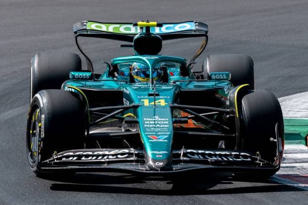 Fernando Alonso (Aston Martin Aramco Formula One Team, Spanien, 14) im AMR25, ITA, Formel 1 Weltmeisterschaft, Grand Prix von Italian, Autodromo Nazionale Monza, Qualifying Day, Saison 2025, 06.09.2025 ITA, Formel 1 Weltmeisterschaft, Grand Prix von Italian, Autodromo Nazionale Monza, Qualifying Day, Saison 2025, 06.09.2025 Monza Copyright: xEibner-Pressefoto MarcelxFischerx EP_MFI