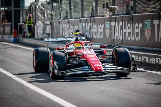 Formula 1 Pirelli Gran Premio d’Italia 2025 Alexis Perrin OVERTAKE MAXPPP - 06 09 2025 44 HAMILTON Lewis (gbr), Scuderia Ferrari HP, action at the Formula 1 Pirelli Gran Premio d’Italia 2025, the 16th round of the 2025 FIA Formula 1 World Championship, WM, Weltmeisterschaft at Autodromo Nazionale Monza in Monza, Italy, from 04 to 07 September 2025at the Formula 1 Pirelli Gran Premio d’Italia 2025, the 16th round of the 2025 FIA Formula 1 World Championship, at Autodromo Nazionale Monza in Monza, Italy, from 04 to 07 September 2025 Copyright: xOVERTAKE MAXPPPxAlexisxPerrinx OVT202509062456 OVT202509062456