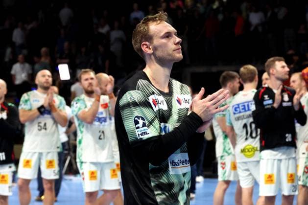 DEU, DHB, 1.HBL, Fuechse Berlin vs. SC Magdeburg, 06.09.2025, Max-Schmeling-Halle, Berlin, DEU, DHB, 1.HBL, Fuechse Berlin vs. SC Magdeburg, im Bild Mathias Gidsel (Fuechse Berlin 19)