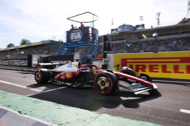 Charles Leclerc (Scuderia Ferrari HP, 16), Qualifying, ITA, Formel 1 Weltmeisterschaft, Italian Grand Prix, Monza, Autodromo Nazionale Monza, 06.09.2025 ITA, Formel 1 Weltmeisterschaft, Italian Grand Prix, Monza, Autodromo Monza, 06.09.2025 Monza Copyright: xEibner-Pressefoto AnnikaxGrafx EP_AGF