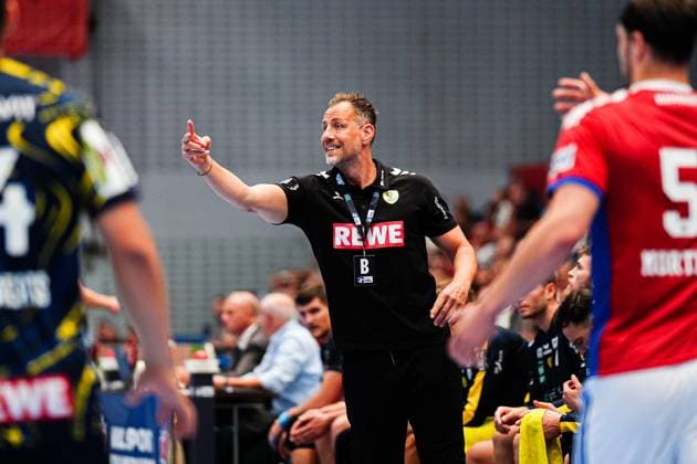 Maik Machulla (Rhein-Neckar Loewen, Trainer) GER, Handball Verein Hamburg vs. Rhein-Neckar Loewen, Handball, 1. Bundesliga, Spieltag 3, Saison 2025 2026, 07.09.2025 GER, Handball Sport Verein Hamburg vs. Rhein-Neckar Loewen, Handball, 1. Bundesliga, Spieltag 3, Saison 2025 2026, 07.09.2025 Hamburg Copyright: xEibner-Pressefoto MarcelxvonxFehrnx EP_MFN