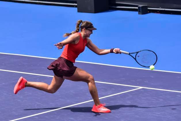 WTA, Tennis Damen GIUADALAJARA 250 OPEN WTA GUADALAJARA 250 OPEN JIMENEZ KASINTSEVA VS BRACE 07092025 GUADALAJARA, JALISCO. Action photo of Victoria Jimenez, during the WTA Guadalajara 250 Open, held at the Centro Panamericano de Tenis of Guadalajara, Jalisco, Mexico. Foto de accion de Victoria Jimenez, durante el WTA Guadalajara 250 Open, celebrado en el Centro Panamericano de Tenis de Guadalajara, Jalisco, Mexico. PHOTO BY IMAGENSHOP AGENCIA FOTOGRAFICA GUADALAJARA JALISCO MEXICO Copyright: xIMAGENSHOPxAGENCIAxFOTOGRAFICAx