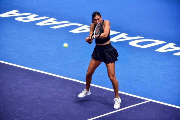WTA, Tennis Damen GIUADALAJARA 250 OPEN WTA GUADALAJARA 250 OPEN JIMENEZ KASINTSEVA VS BRACE 07092025 GUADALAJARA, JALISCO. Action photo of Cadence Brace, during the WTA Guadalajara 250 Open, held at the Centro Panamericano de Tenis of Guadalajara, Jalisco, Mexico. Foto de accion de Cadence Brace, durante el WTA Guadalajara 250 Open, celebrado en el Centro Panamericano de Tenis de Guadalajara, Jalisco, Mexico. PHOTO BY IMAGENSHOP AGENCIA FOTOGRAFICA GUADALAJARA JALISCO MEXICO Copyright: xIMAGENSHOPxAGENCIAxFOTOGRAFICAx