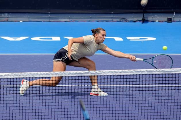 WTA, Tennis Damen GIUADALAJARA 250 OPEN WTA GUADALAJARA 250 OPEN STEFFANINI VS KULIKOVA 07092025 GUADALAJARA, JALISCO Action photo of Anastasia Kulikova of Finland, during the WTA Guadalajara 250 Open, held at the Centro Panamericano de Tenis of Guadalajara, Jalisco, Mexico. Foto de accion de Anastasia de Finlandia, durante el WTA Guadalajara 250 Open, celebrado en el Centro Panamericano de Tenis de Guadalajara, Jalisco, Mexico PHOTO BY IMAGENSHOP AGENCIA FOTOGRAFICA GUADALAJARA JALISCO MEXICO Copyright: xIMAGENSHOPxAGENCIAxFOTOGRAFICAx