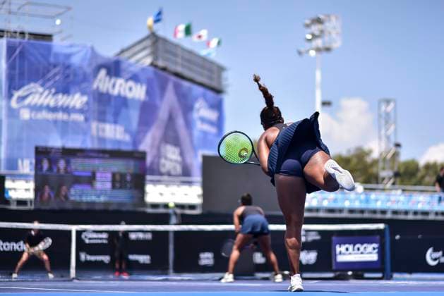 WTA, Tennis Damen GUADALAJARA 250 OPEN WTA GUADALAJARA 250 OPEN ANEY GLEASON VS CORLEY CORLEY 08092025 GUADALAJARA, JALISCO Action photo of Carmen Corley and Ivana Corley of USA, during day 1 the WTA Guadalajara 250 Open, held at the Centro Panamericano de Tenis of Guadalajara, Jalisco, Mexico. Foto de accion de Carmen Corley e Ivana Corley de Estados Unidos, durante el dia 1 del WTA Guadalajara 250 Open, celebrado en el Centro Panamericano de Tenis de Guadalajara, Jalisco, Mexico PHOTO BY IMAGENSHOP AGENCIA FOTOGRAFICA GUADALAJARA JALISCO MEXICO Copyright: xIMAGENSHOPxAGENCIAxFOTOGRAFICAx