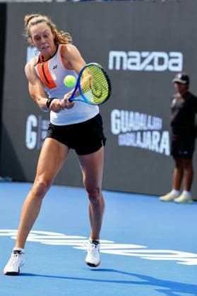 RECORD DATE NOT STATED WTA, Tennis Damen GUADALAJARA 250 OPEN WTA GUADALAJARA 250 OPEN VIDMANOVA VS BARTUNKOVA 10092025 GUADALAJARA, JALISCO. Action photo of Darja Vidmanova, during day 3 the WTA Guadalajara 250 Open, held at the Centro Panamericano de Tenis of Guadalajara, Jalisco, Mexico. Foto de accion de Darja Vidmanova, durante el dia 3 del WTA Guadalajara 250 Open, celebrado en el Centro Panamericano de Tenis de Guadalajara, Jalisco, Mexico PHOTO BY IMAGENSHOP AGENCIA FOTOGRAFICA GUADALAJARA JALISCO MEXICO Copyright: xIMAGENSHOPxAGENCIAxFOTOGRAFICAx