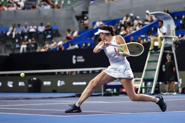 WTA, Tennis Damen GUADALAJARA 250 OPEN WTA GUADALAJARA 250 OPEN MARINO VS MARIA 10092025 GUADALAJARA, JALISCO. Action photo of Rebecca Marino of Canada, during day 3 the WTA Guadalajara 250 Open, held at the Centro Panamericano de Tenis of Guadalajara, Jalisco, Mexico. Foto de accion de Rebecca Marino de Canada, durante el dia 3 del WTA Guadalajara 250 Open, celebrado en el Centro Panamericano de Tenis de Guadalajara, Jalisco, Mexico PHOTO BY IMAGENSHOP AGENCIA FOTOGRAFICA GUADALAJARA JALISCO MEXICO Copyright: xIMAGENSHOPxAGENCIAxFOTOGRAFICAx