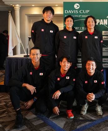 2025 Davis Cup Qualifiers 2nd Round Japan v Germany Japan Team Shintaro Mochizuki (JPN), Yoshihito Nishioka (JPN) , Yosuke Watanuki (JPN), Rei Sakamoto (JPN, Takeru Yuzuki (JPN), Captain: Go Soeda (JPN) German Team Yannick Hanfmann (GER), Jan-Lennard Struff (GER) , Kevin Krawietz (GER), Justin Engel (GER) , Tim Puetz (GER) Captain: Michael Kohlman GER) Justin Engel (GER) , Rookie Speech