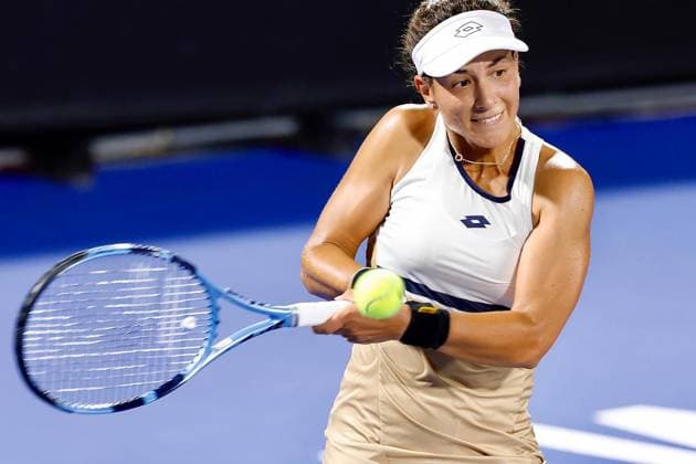 RECORD DATE NOT STATED WTA, Tennis Damen GUADALAJARA 250 OPEN WTA GUADALAJARA 250 OPEN STEFANINI VS FRECH 11092025 GUADALAJARA, JALISCO. Action photo of Lucrezia Stefanini of Italy, during day 4 the WTA Guadalajara 250 Open, held at the Centro Panamericano de Tenis of Guadalajara, Jalisco, Mexico. Foto de accion de Lucrezia Stefanini de Italia, durante el dia 4 del WTA Guadalajara 250 Open, celebrado en el Centro Panamericano de Tenis de Guadalajara, Jalisco, Mexico PHOTO BY IMAGENSHOP AGENCIA FOTOGRAFICA GUADALAJARA JALISCO MEXICO Copyright: xIMAGENSHOPxAGENCIAxFOTOGRAFICAx