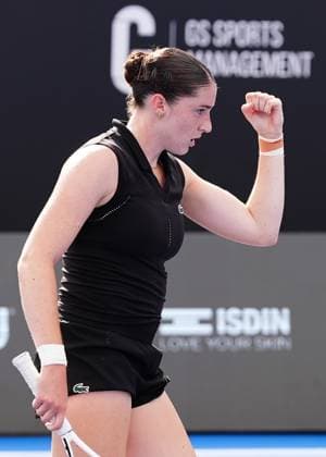 WTA, Tennis Damen GUADALAJARA 250 OPEN WTA GUADALAJARA 250 OPEN JACQUEMOT VS MARIA 12092025 GUADALAJARA, JALISCO. Action photo of Elsa Jacquemot of France, during day 5 the WTA Guadalajara 250 Open, held at the Centro Panamericano de Tenis of Guadalajara, Jalisco, Mexico. Foto de accion de Elsa Jacquemot de Francia, durante el dia 5 del WTA Guadalajara 250 Open, celebrado en el Centro Panamericano de Tenis de Guadalajara, Jalisco, Mexico PHOTO BY IMAGENSHOP AGENCIA FOTOGRAFICA GUADALAJARA JALISCO MEXICO Copyright: xIMAGENSHOPxAGENCIAxFOTOGRAFICAx