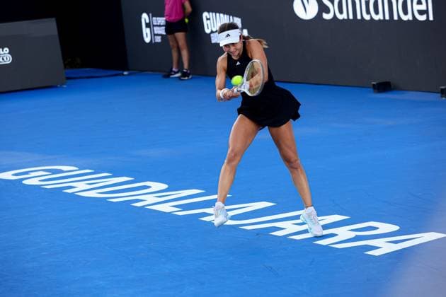 WTA, Tennis Damen GUADALAJARA 250 OPEN WTA GUADALAJARA 250 OPEN JOVIC VS KASINTSEVA 12092025 GUADALAJARA, JALISCO. Action photo of Iva Jovic of the USA, during day 5 the WTA Guadalajara 250 Open, held at the Centro Panamericano de Tenis of Guadalajara, Jalisco, Mexico. Foto de accion de Iva Jovic de Estados Unidos, durante el dia 5 del WTA Guadalajara 250 Open, celebrado en el Centro Panamericano de Tenis de Guadalajara, Jalisco, Mexico PHOTO BY IMAGENSHOP AGENCIA FOTOGRAFICA GUADALAJARA JALISCO MEXICO Copyright: xIMAGENSHOPxAGENCIAxFOTOGRAFICAx