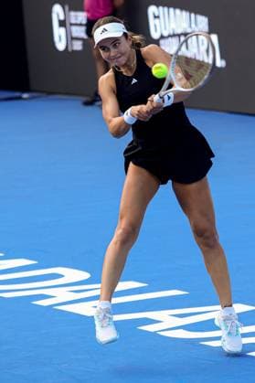 WTA, Tennis Damen GUADALAJARA 250 OPEN WTA GUADALAJARA 250 OPEN JOVIC VS KASINTSEVA 12092025 GUADALAJARA, JALISCO. Action photo of Iva Jovic of the USA, during day 5 the WTA Guadalajara 250 Open, held at the Centro Panamericano de Tenis of Guadalajara, Jalisco, Mexico. Foto de accion de Iva Jovic de Estados Unidos, durante el dia 5 del WTA Guadalajara 250 Open, celebrado en el Centro Panamericano de Tenis de Guadalajara, Jalisco, Mexico PHOTO BY IMAGENSHOP AGENCIA FOTOGRAFICA GUADALAJARA JALISCO MEXICO Copyright: xIMAGENSHOPxAGENCIAxFOTOGRAFICAx