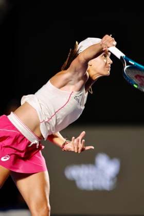 WTA, Tennis Damen GUADALAJARA 250 OPEN WTA GUADALAJARA 250 OPEN STAKUSIC VS ARANGO 12092025 GUADALAJARA, JALISCO. Action photo of Emiliana Arango of Colombia, during day 5 the WTA Guadalajara 250 Open, held at the Centro Panamericano de Tenis of Guadalajara, Jalisco, Mexico. Foto de accion de Emiliana Arango de Colombia, durante el dia 5 del WTA Guadalajara 250 Open, celebrado en el Centro Panamericano de Tenis de Guadalajara, Jalisco, Mexico PHOTO BY IMAGENSHOP AGENCIA FOTOGRAFICA GUADALAJARA JALISCO MEXICO Copyright: xIMAGENSHOPxAGENCIAxFOTOGRAFICAx