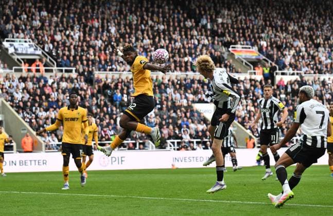 Nick Woltemade of Newcastle United scores their first goal Newcastle United v Wolverhampton Wanderers, Premier League, Football, St James Park, Newcastle, UK - 13 Sept 2025Newcastle St James Park United Kingdom EDITORIAL USE ONLY No use with unauthorised audio, video, data, fixture lists, club league logos or live services. Online in-match use limited to 120 images, no video emulation. No use in betting, games or single club league player publications. Copyright: xRichardxLee Shutterstockx 15481298ag