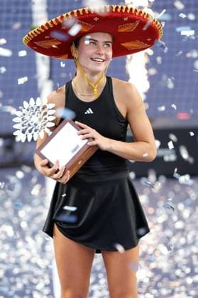 RECORD DATE NOT STATED WTA, Tennis Damen GUADALAJARA OPEN WTA GUADALAJARA OPEN ARANGO VS JOVIC 14092025 GUADALAJARA, JALISCO. Action photo of Iva Jovic of the USA, during day 7 the WTA Guadalajara Open, held at the Centro Panamericano de Tenis of Guadalajara, Jalisco, Mexico. Foto de accion de Iva Jovic de Estados Unidos, durante el dia 7 del WTA Guadalajara Open, celebrado en el Centro Panamericano de Tenis de Guadalajara, Jalisco, Mexico PHOTO BY IMAGENSHOP AGENCIA FOTOGRAFICA GUADALAJARA JALISCO MEXICO Copyright: xIMAGENSHOPxAGENCIAxFOTOGRAFICAx