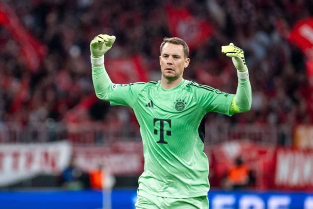 , Manuel Neuer (FC Bayern Muenchen, 01) jubelt ueber das Tor zum 1:0, GER, FC Bayern Muenchen vs FC Chelsea FC, Fussball, UEFA Champions League, Ligaphase, 1. Spieltag, Saison 2025 2026, 17.09.2025 GER, FC Bayern Muenchen vs FC Chelsea FC, Fussball, UEFA Champions League, Ligaphase, 1. Spieltag, Spielzeit 2025 2026, 17.09.2025 Muenchen Copyright: xEibner-Pressefoto Memmlerx EP_MMR