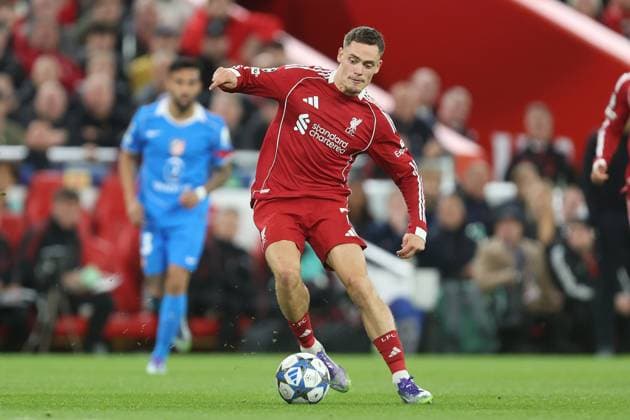 Florian Wirtz of Liverpool Liverpool v Atletico Madrid, UEFA Champions League, Group Stage, Football, Anfield, Liverpool, UK - 17 Sep 2025Liverpool Anfield United Kingdom EDITORIAL USE ONLY No use with unauthorised audio, video, data, fixture lists, club league logos or live services. Online in-match use limited to 120 images, no video emulation. No use in betting, games or single club league player publications. Copyright: xPhilxOldham Shutterstockx 15481355ay