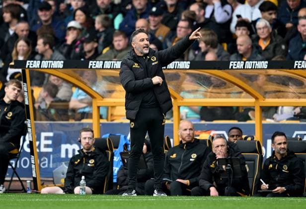 Vitor Pereira manager of Wolverhampton Wanderers on the touchline Wolverhampton Wanderers v Leeds United, Premier League, Football, Molineux, Wolverhampton, UK - 20 Sep 2025Wolverhampton Molineux United Kingdom EDITORIAL USE ONLY No use with unauthorised audio, video, data, fixture lists, club league logos or live services. Online in-match use limited to 120 images, no video emulation. No use in betting, games or single club league player publications. Copyright: xAnnaxGowthorpe Shutterstockx 15487097ao