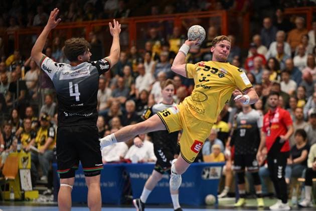 Deutschland, Handball, 2. Bundesliga, 4. Spieltag, 2025 2026, HSG Krefeld Niederrhein vs TuSEM Essen, 20.09.2025, Glockenspitzhalle, Krefeld, Deutschland, Niklas Ingenpaß (HSG Krefeld Niederrhein, 55) Copyright: xMarkusxVerwimpx