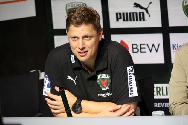 DEU, DHB, 1.HBL, Fuechse Berlin vs. Melsungen, 21.09.2025, Max-Schmeling-Halle, Berlin, DEU, DHB, 1.HBL, Fuechse Berlin vs. Melsungen, im Bild