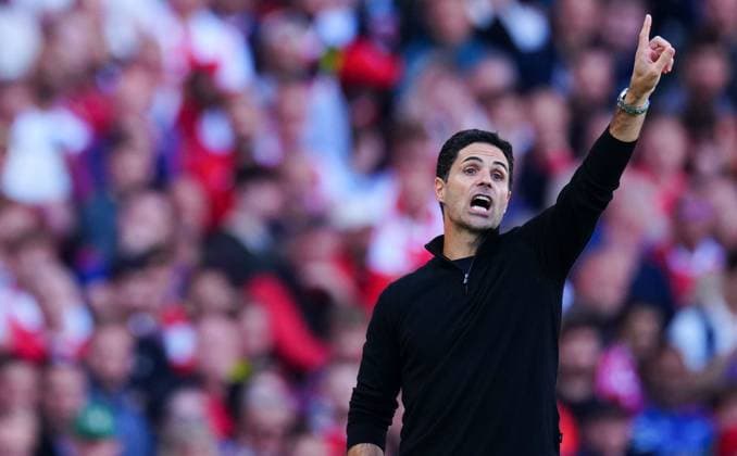 Arsenal Manager Mikel Arteta Arsenal v Manchester City, Premier League, Football, Emirates Stadium, London, UK - 21 Sep 2025London Emirates Stadium United Kingdom EDITORIAL USE ONLY No use with unauthorised audio, video, data, fixture lists, club league logos or live services. Online in-match use limited to 120 images, no video emulation. No use in betting, games or single club league player publications. Copyright: xJavierxGarcia Shutterstockx 15487130u
