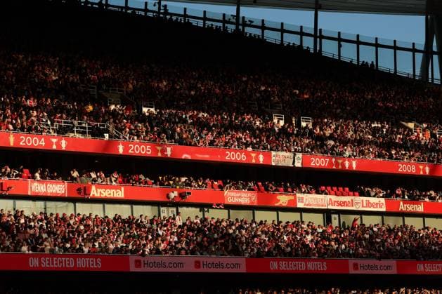 General view of the Emirates Stadium - Arsenal v Manchester City, Premier League, Emirates Stadium, London, UK - 21st September 2025 Editorial Use Only - DataCo restrictions apply Arsenal v Manchester City, Premier League, Football, Emirates Stadium, London, UK - 21 Sep 2025London Emirates Stadium United Kingdom EDITORIAL USE ONLY No use with unauthorised audio, video, data, fixture lists, club league logos or live services. Online in-match use limited to 120 images, no video emulation. No use in betting, games or single club league player publications. Copyright: xMDI Shutterstockx 15492203dr