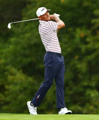 Kane Brown of Team USA during the Celebrity All-Star match. 2025 Ryder Cup, Celebrity Match, Golf, Bethpage Black Golf Course, New York, USA - 24 Sep 2025New York Bethpage Black Golf Course New York (NY) United States of America EDITORIAL USE ONLY No use with unauthorised audio, video, data, fixture lists, club league logos or live services. Online in-match use limited to 120 images, no video emulation. No use in betting, games or single club league player publications. Copyright: xJamesxMarsh Shutterstockx 15500192bh
