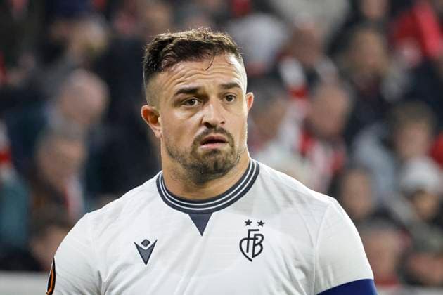 Xherdan Shaqiri (FC Basel, 10) , Deutschland, Fussball, UEFA Europa League, 1. Spieltag, 2025 2026, SC Freiburg vs. FC Basel, 24.09.2025, Stadion am Wolfswinkel, Freiburg im Breisgau, Deutschland Freiburg im Breisgau Stadion am Wolfswinkel Baden-Württemberg Deutschland Copyright: xGrantxHubbsx