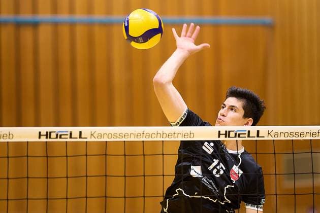 Philipp Friedrich (TV Rottenburg, 15) GER, TuS Kriftel vs. TV Rottenburg,Volleyball, 2. Bundesliga Sued, 3. Spieltag, Spielzeit 2025 2026, 27.09.2025 GER, TuS Kriftel vs. TV Rottenburg,Volleyball, 2. Bundesliga Sued, 3. Spieltag, Spielzeit 2025 2026, 27.09.2025 Kriftel Copyright: xEibner-Pressefoto GeraldxOelze-dexStoppanyx EP_ODS