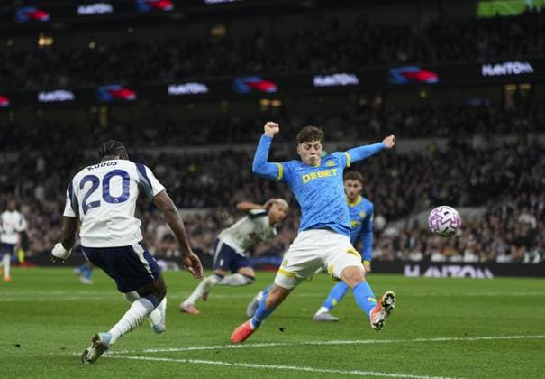 Mohammed Kudus of Tottenham Hotspur scores a goal, but it is ruled as offside Tottenham Hotspur v Wolverhampton Wanderers, Premier League, Football, Tottenham Hotspur Stadium, London, UK - 27 Sep 2025London Tottenham Hotspur Stadium United Kingdom EDITORIAL USE ONLY No use with unauthorised audio, video, data, fixture lists, club league logos or live services. Online in-match use limited to 120 images, no video emulation. No use in betting, games or single club league player publications. Copyright: xJedxLeicester Shutterstockx 15503922r