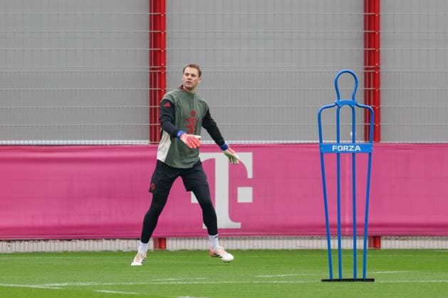 Manuel Neuer (FC Bayern Muenchen, 01), GER, Abschlusstraining, FC Bayern Muenchen, Fussball, UEFA Champions League, Liga-Phase, 2. Spieltag, Saison 2025 2026, 29.09.2025, GER, Abschlusstraining, FC Bayern Muenchen, Fussball, UEFA Champions League, Liga-Phase, 2. Spieltag, Saison 2025 2026, 29.09.2025 Muenchen Copyright: xEibner-Pressefoto JennixMaulx EP_JML