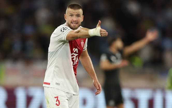 Eric Dier of Monaco gestures Monaco v Manchester City, UEFA Champions League, Group Stage, Football, Stade Louis II, Monaco - 01 Oct 2025Monaco Stade Louis II Monaco EDITORIAL USE ONLY No use with unauthorised audio, video, data, fixture lists, club league logos or live services. Online in-match use limited to 120 images, no video emulation. No use in betting, games or single club league player publications. Copyright: xKieranxMcManus Shutterstockx 15504051cg