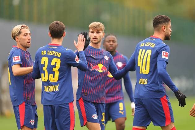 RB Leipzig - Dukla Prag Testspiel Leipzig, 08.10.2025, Trainingszentrum am Cottweg, Fußball, Männer, Saison 2025 2026, Testspiel, RB Leipzig - FK Dukla Prag , Im Bild: Timo Werner (36, RB Leipzig) ,