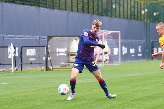 RB Leipzig - Dukla Prag Testspiel Leipzig, 08.10.2025, Trainingszentrum am Cottweg, Fußball, Männer, Saison 2025 2026, Testspiel, RB Leipzig - FK Dukla Prag , Im Bild: Timo Werner (36, RB Leipzig) ,