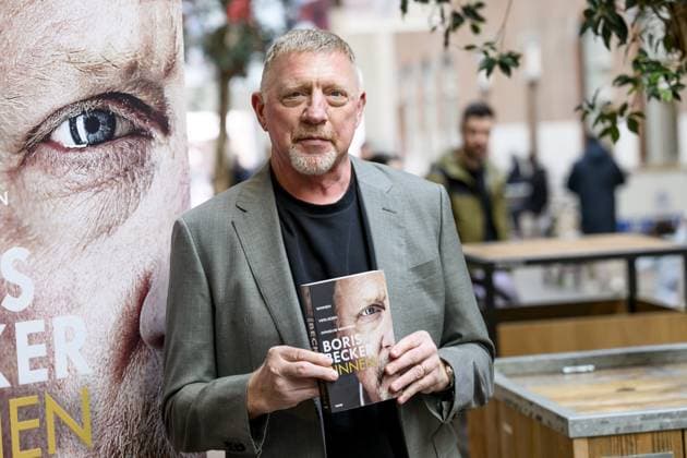 Amsterdam, The Netherlands, 2025-10-08 17:39:15 AMSTERDAM, 08-10-2025, De Hallen Boris Becker before the program Eva in connection with his book Binnen. PHOTO: NLBeeld Patrick van Emst Credit: NL Beeld Patrick van Emst Copyright: xx x