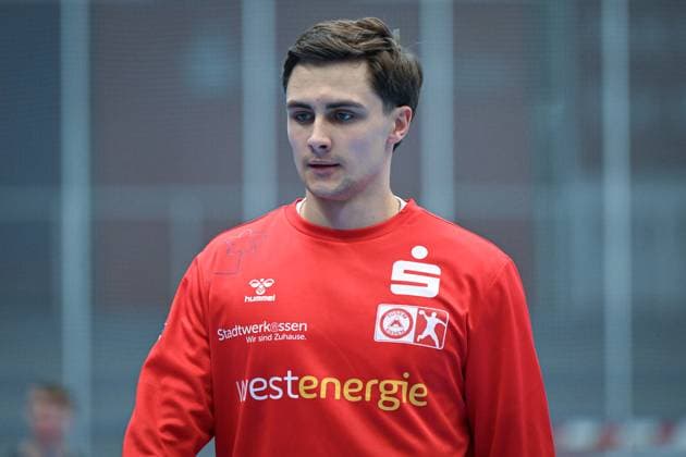 Deutschland, Handball, 2. Bundesliga, 7. Spieltag, 2025 2026, TuSEM Essen vs TV Großwallstadt, 10.10.2025, Sporthalle Am Hallo, Essen, Deutschland, Jan Reimer (TuSEM Essen, 20) Copyright: xMarkusxVerwimpx