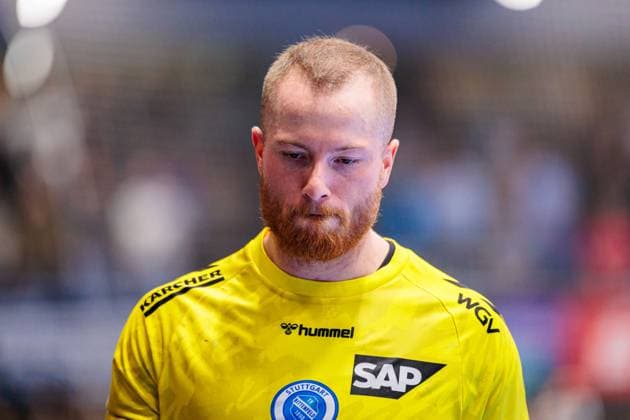 Patrick Zieker (TVB Stuttgart, 25) ist enttaeuscht traurig nach 32:30 Niederlage GER, TBV Lemgo Lippe vs. TVB Stuttgart, Handball, 1. Bundesliga, 8. Spieltag, Spielzeit 2025 2026, 12.10.2025 GER, TBV Lemgo Lippe vs. TVB Stuttgart, Handball, 1. Bundesliga, 8. Spieltag, Spielzeit 2025 2026, 12.10.2025 Lemgo Copyright: xEibner-Pressefoto JanxRollingerx EP_JSK