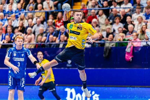 Jannik Kohlbacher (Rhein-Neckar Loewen, 80) im Torwurf GER, TBV Lemgo Lippe vs. Rhein-Neckar Loewen, Handball, 1. Bundesliga, 9. Spieltag, Spielzeit 2025 2026, 16.10.2025 GER, TBV Lemgo Lippe vs. Rhein-Neckar Loewen, Handball, 1. Bundesliga, 9. Spieltag, Spielzeit 2025 2026, 16.10.2025 Lemgo Copyright: xEibner-Pressefoto JanxRollingerx EP_JSK