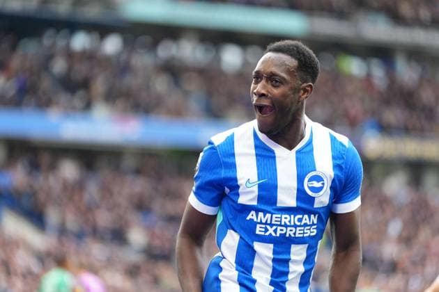GOAL 1-0. Danny Welbeck of Brighton & Hove Albion celebrates scoring the opening goal for Brighton. Brighton and Hove Albion v Newcastle United, Premier League, Football, American Express Community Stadium, Brighton, UK - 18 Oct 2025Brighton American Express Community Stadi United Kingdom EDITORIAL USE ONLY No use with unauthorised audio, video, data, fixture lists, club league logos or live services. Online in-match use limited to 120 images, no video emulation. No use in betting, games or single club league player publications. Copyright: xSeanxRyan Shutterstockx 15544971an