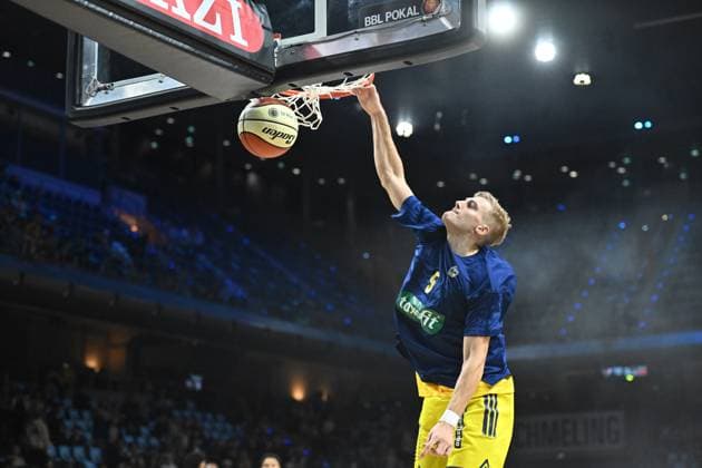 GER, Alba Berlin gegen Ratiopharm Ulm, Basketball, BBL Pokal, Saison 2025 2026, Achtelfinale, 19.10.2025 GER, Alba Berlin gegen Ratiopharm Ulm, Basketball, BBL Pokal, Saison 2025 2026, Achtelfinale, 19.10.2025 Berlin Copyright: xEibner-Pressefoto RyanxSleimanx EP_RSN