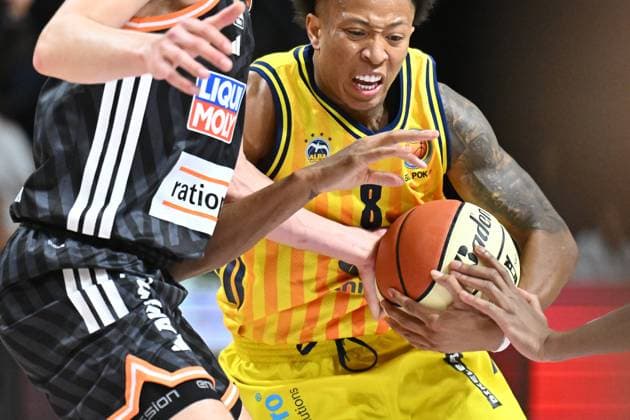 Boogie Ellis (ALBA Berlin, 8) GER, Alba Berlin gegen Ratiopharm Ulm, Basketball, BBL Pokal, Saison 2025 2026, Achtelfinale, 19.10.2025 GER, Alba Berlin gegen Ratiopharm Ulm, Basketball, BBL Pokal, Saison 2025 2026, Achtelfinale, 19.10.2025 Berlin Copyright: xEibner-Pressefoto RyanxSleimanx EP_RSN