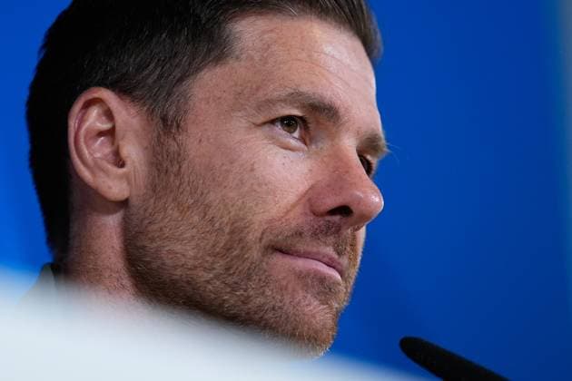October 21, 2025, Valdebebas, Madrid, Spain: Xabi Alonso, head coach of Real Madrid, attends his press conference, PK, Pressekonferenz during a training session and press conference ahead of their UEFA Champions League 2025 26 match against Juventus FC at Ciudad Deportiva Real Madrid on October 21, 2025, in Valdebebas, Madrid, Spain. Valdebebas Spain - ZUMAa181 20251021_zaa_a181_037 Copyright: xDennisxAgyemanx