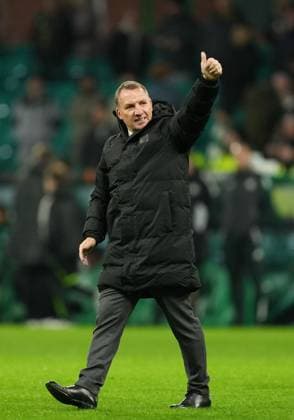 Celtic Manager Brendan Rodgers at full-time. Final score Celtic 2 Sturm Graz 1. Celtic v Sturm Graz, UEFA Europa League, Group Stage, Football, Celtic Park, Glasgow, Scotland, UK - 23 Oct 2025Glasgow Celtic Park United Kingdom EDITORIAL USE ONLY No use with unauthorised audio, video, data, fixture lists, club league logos or live services. Online in-match use limited to 120 images, no video emulation. No use in betting, games or single club league player publications. Copyright: xStuartxWallace Shutterstockx 15567786dh