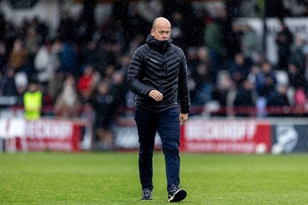 Fussball, Saison 2025 2026, 3. Liga, Sportclub Arena Verl, 12. Spieltag, SC Verl - SSV Ulm 1846 Fußball, 25.10.2025 25.10.2025, Fussball, Saison 2025 2026, 3. Liga, Sportclub Arena Verl, 12. Spieltag, SC Verl - SSV Ulm 1846 Fußball, Freisteller Einzelbild Geschäftsführer Markus Thiele (SSV Ulm 1846 Fußball) Foto: Lucca Fundel Verl Sportclub Arena Nordrheinwestfalen Deutschland